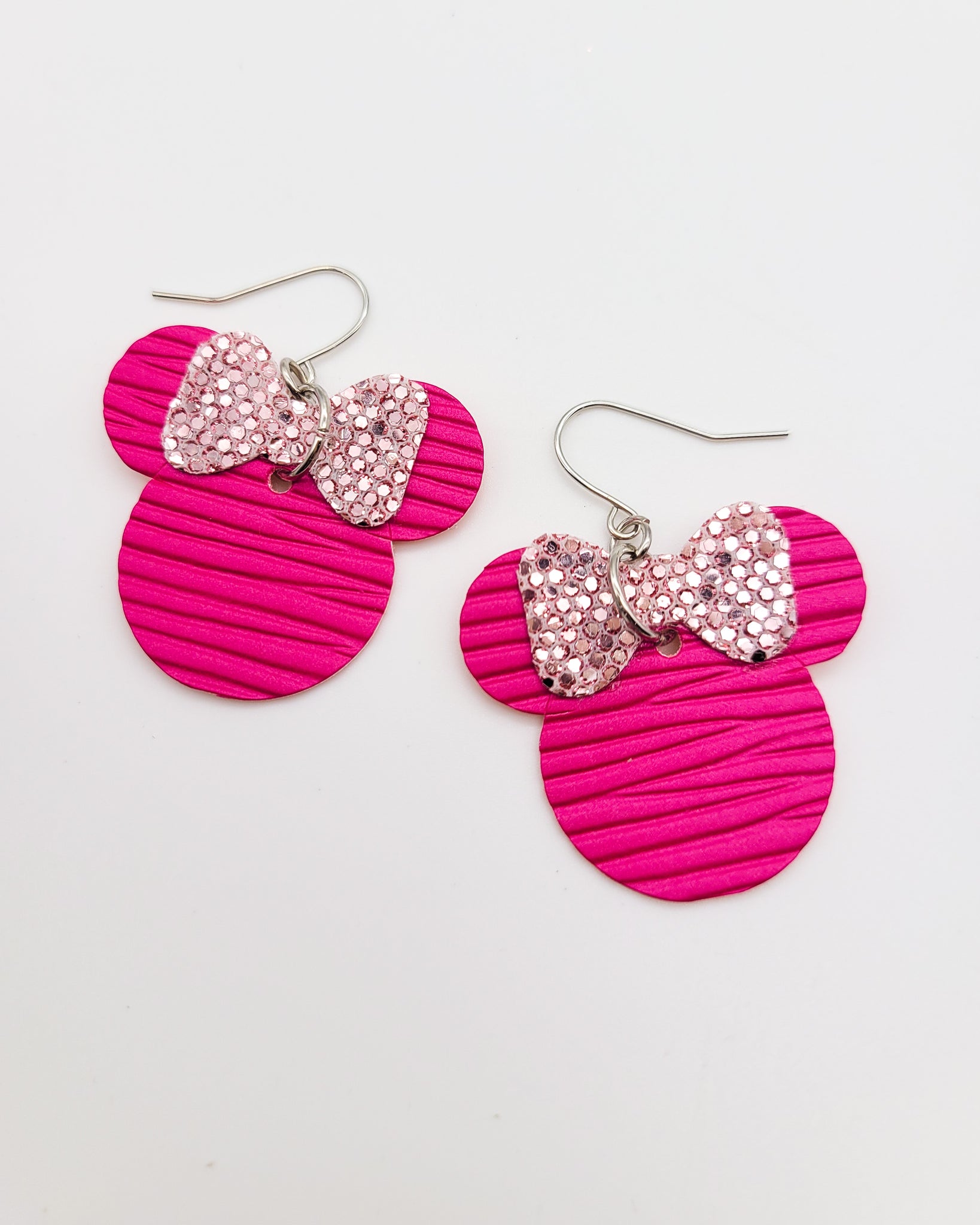 Light weight minakari baby pink earrings with pearl maatal – Prashanti  Sarees