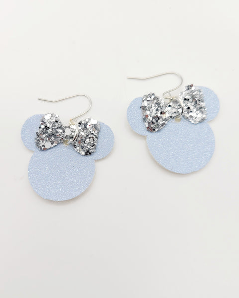 Frosty Blue Minnie Earrings