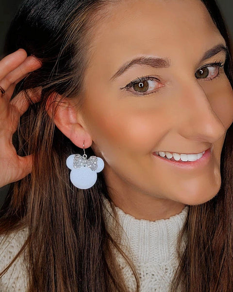 Frosty Blue Minnie Earrings