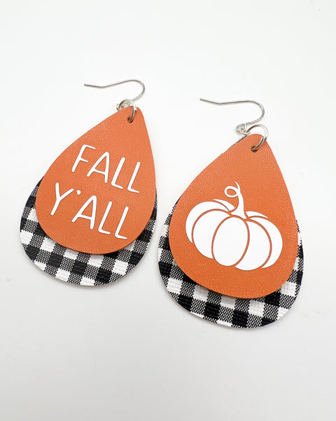 Customized Halloween Fall earrings