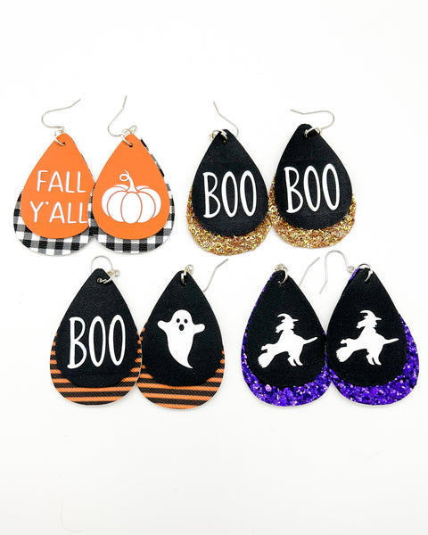 Customized Halloween Fall earrings